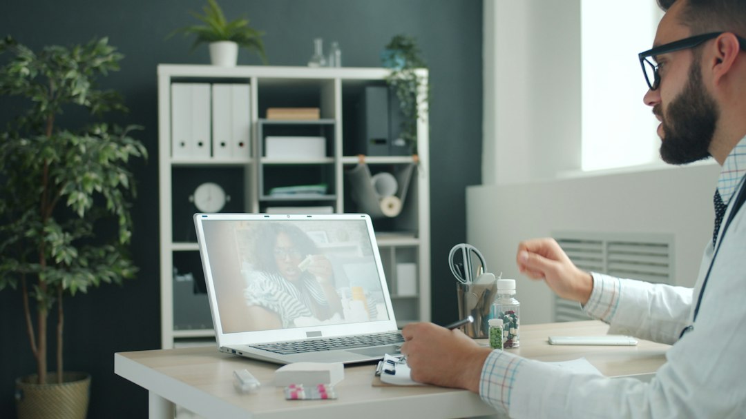 Doctor discussing Ozempic medication with a patient during an online consultation